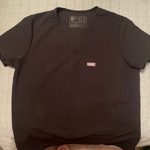 Black Figs Catarina™ One-Pocket Scrub Top- XS